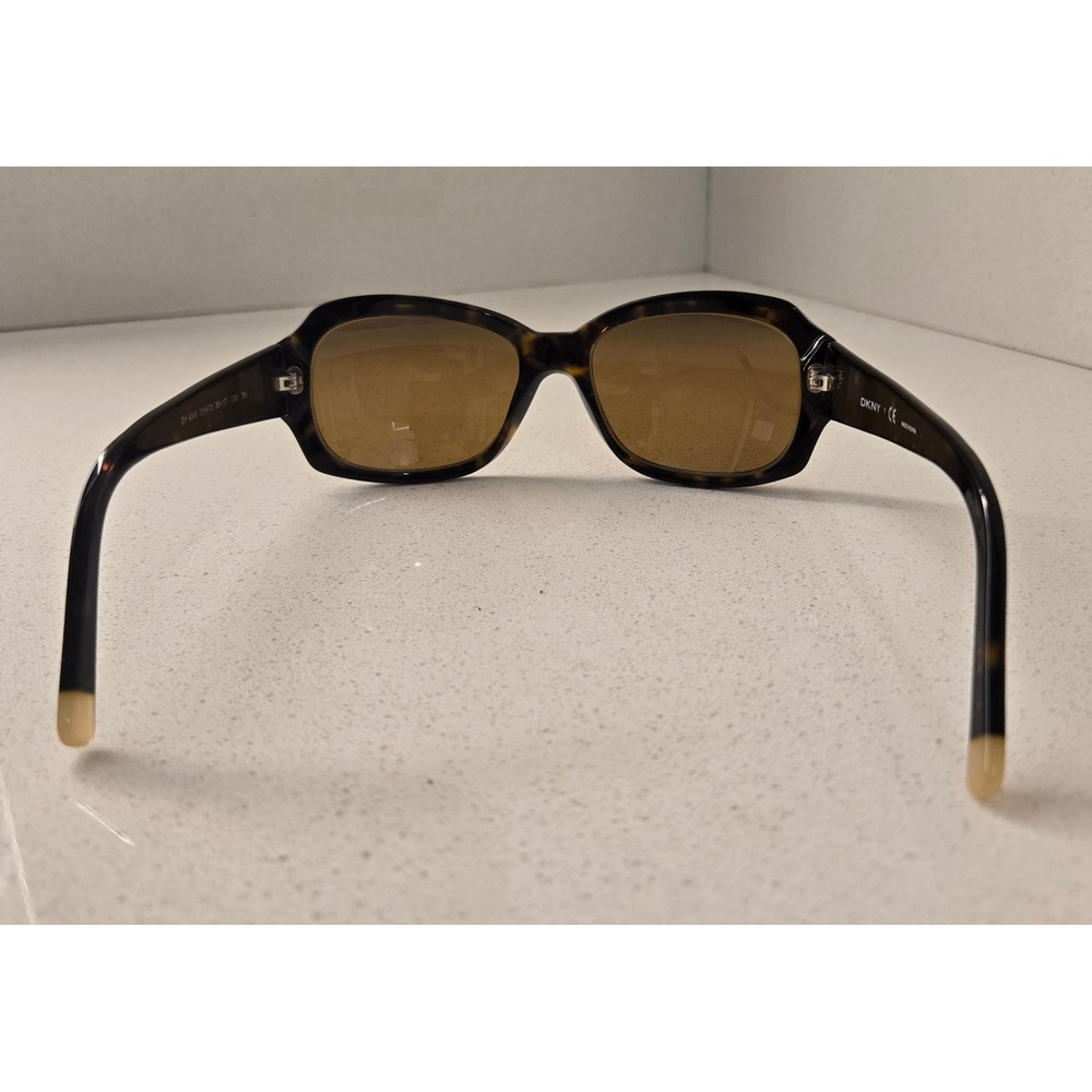 Dkny Sunglasses Brown Tortoise Shell Frames Desig… - image 4